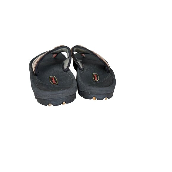 Teva Sandals Shock Pad Slip-On Black & Brown Size 8 M Comfortable & Durable - Picture 3 of 11